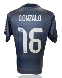 GONZALO GARCIA SIGNED REAL MADRID 2025/26 AWAY SHIRT (ACG CERT AG17870)-1
