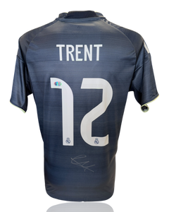 TRENT ALEXANDER-ARNOLD SIGNED REAL MADRID 2025/26 AWAY SHIRT (ACG CERT AG17872)-1