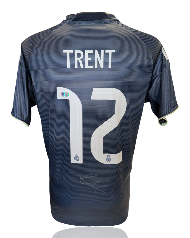 TRENT ALEXANDER-ARNOLD SIGNED REAL MADRID 2025/26 AWAY SHIRT (ACG CERT AG17872)-1