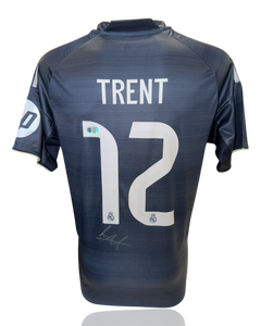 TRENT ALEXANDER-ARNOLD SIGNED REAL MADRID 2025/26 AWAY SHIRT (ACG CERT AG17873)-1