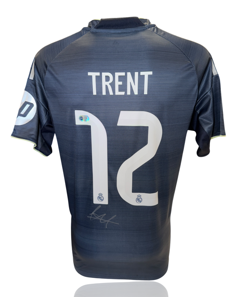 TRENT ALEXANDER-ARNOLD SIGNED REAL MADRID 2025/26 AWAY SHIRT (ACG CERT AG17873)-1