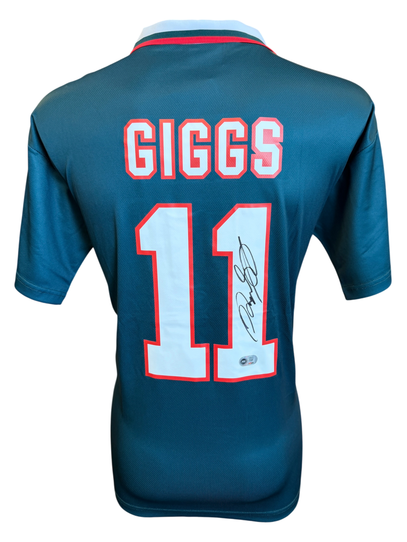 RYAN GIGGS SIGNED WALES 1994/96 AWAY SHIRT (ACG CERT AG135969)-1