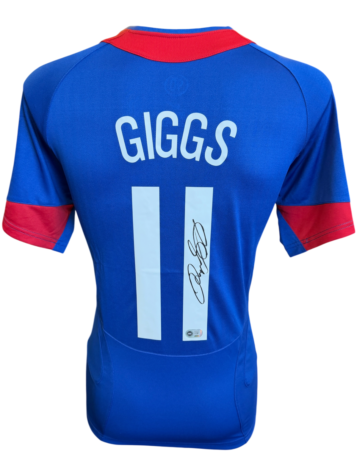 RYAN GIGGS SIGNED MANCHESTER UNITED 2006/07 THIRD SHIRT (ACG CERT AG135971)-1