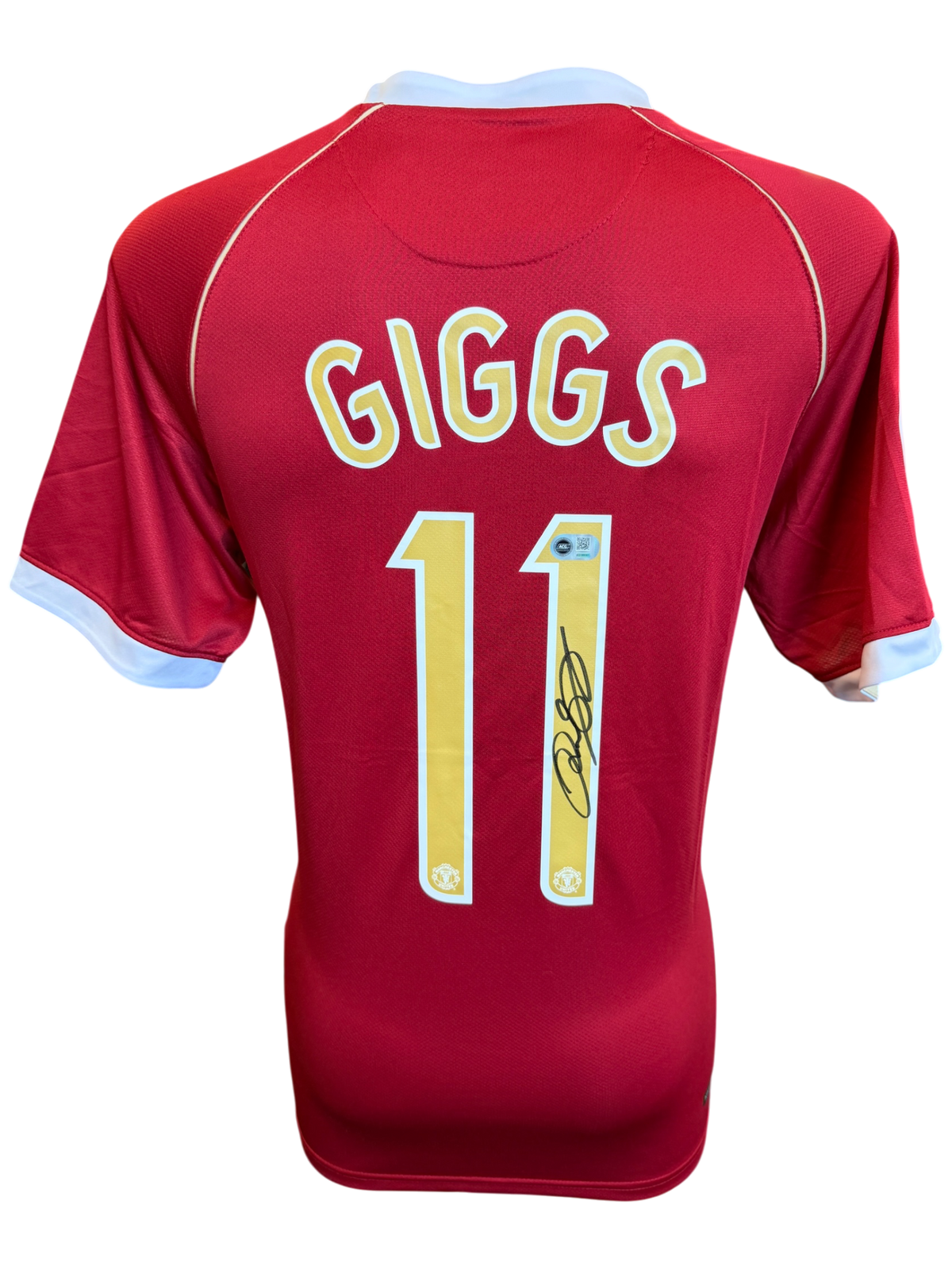 RYAN GIGGS SIGNED MANCHESTER UNITED 2006/07 HOME SHIRT (ACG CERT AG180081)-1