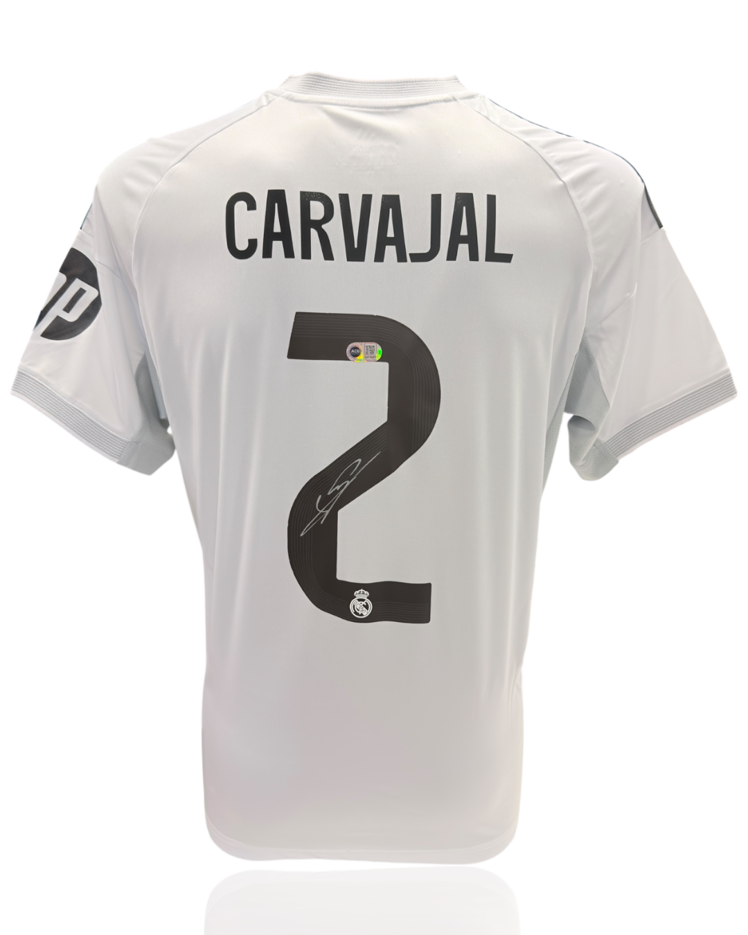 DANI CARVAJAL SIGNED REAL MADRID 2025/26 HOME SHIRT (ACG CERT AG17877)