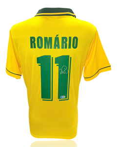 ROMARIO SIGNED BRAZIL 1994 WORLD CUP HOME SHIRT (ACG CERT AG17891)-1