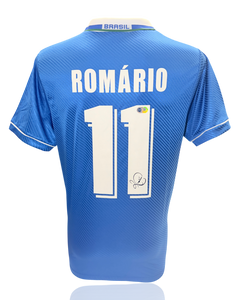 ROMARIO SIGNED BRAZIL 1994/96 AWAY SHIRT (ACG CERT AG17892)-1