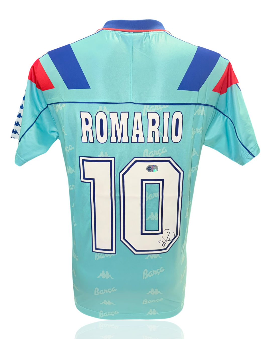 ROMARIO SIGNED FC BARCELONA 1992/95 AWAY SHIRT (ACG CERT AG17895)-1
