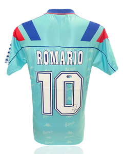 ROMARIO SIGNED FC BARCELONA 1992/95 AWAY SHIRT (ACG CERT AG17895)-1