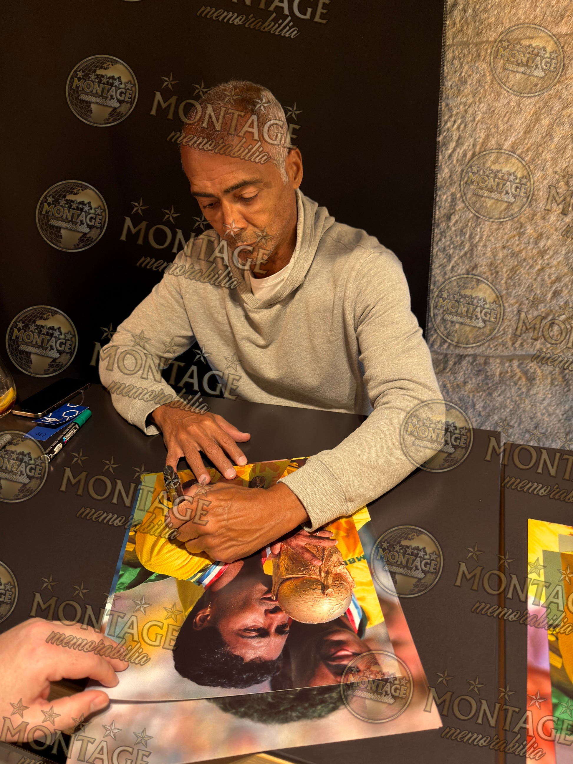 ROMARIO SIGNED BRAZIL WORLD CUP 1994 14X11 PHOTOGRAPH (ACG CERT AG17883)-3