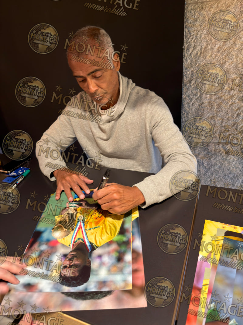 ROMARIO SIGNED BRAZIL WORLD CUP 1994 14X11 PHOTOGRAPH (ACG CERT AG17882)-3