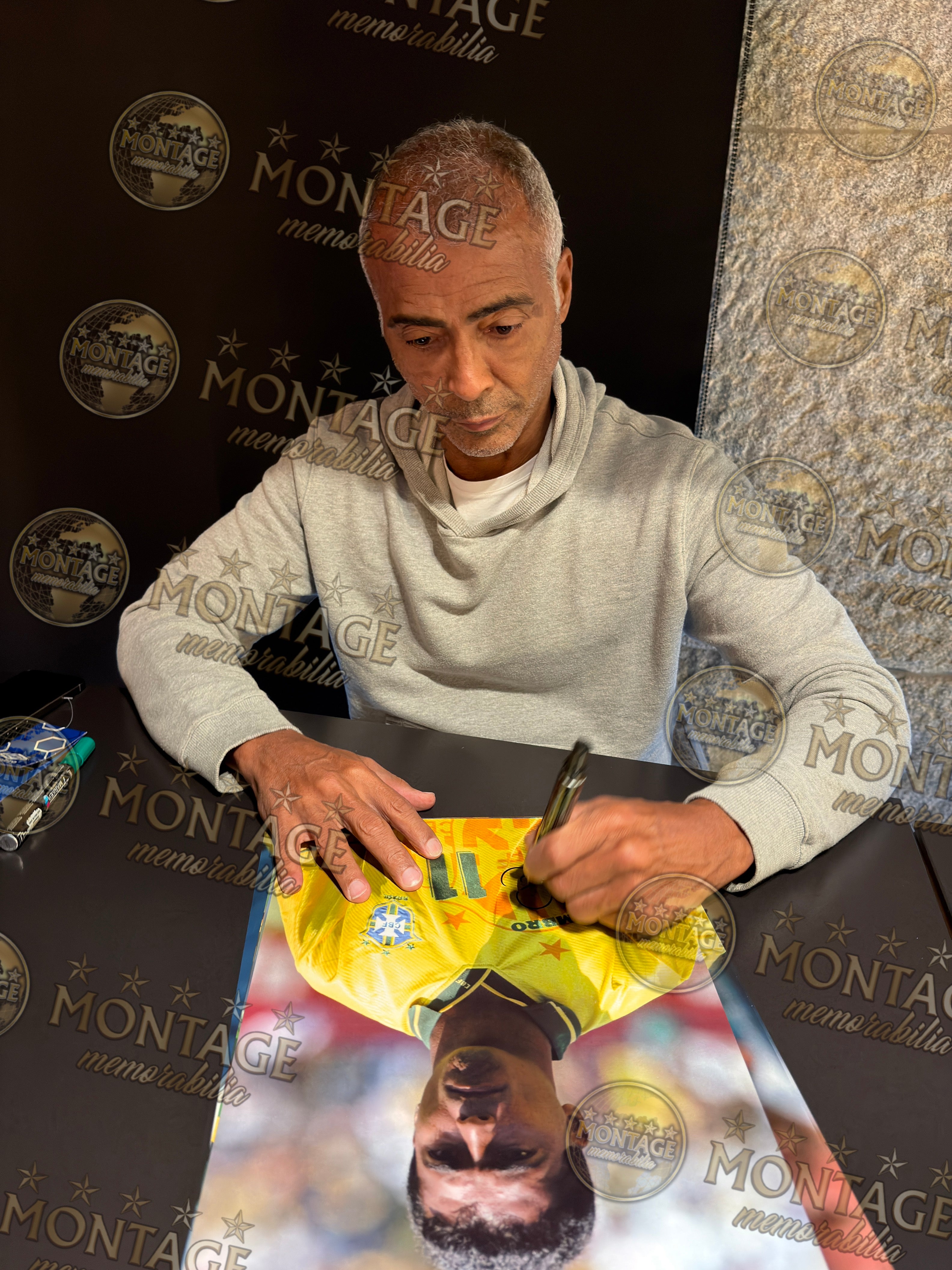 ROMARIO SIGNED BRAZIL WORLD CUP 1994 14X11 PHOTOGRAPH (ACG CERT AG17880)-2