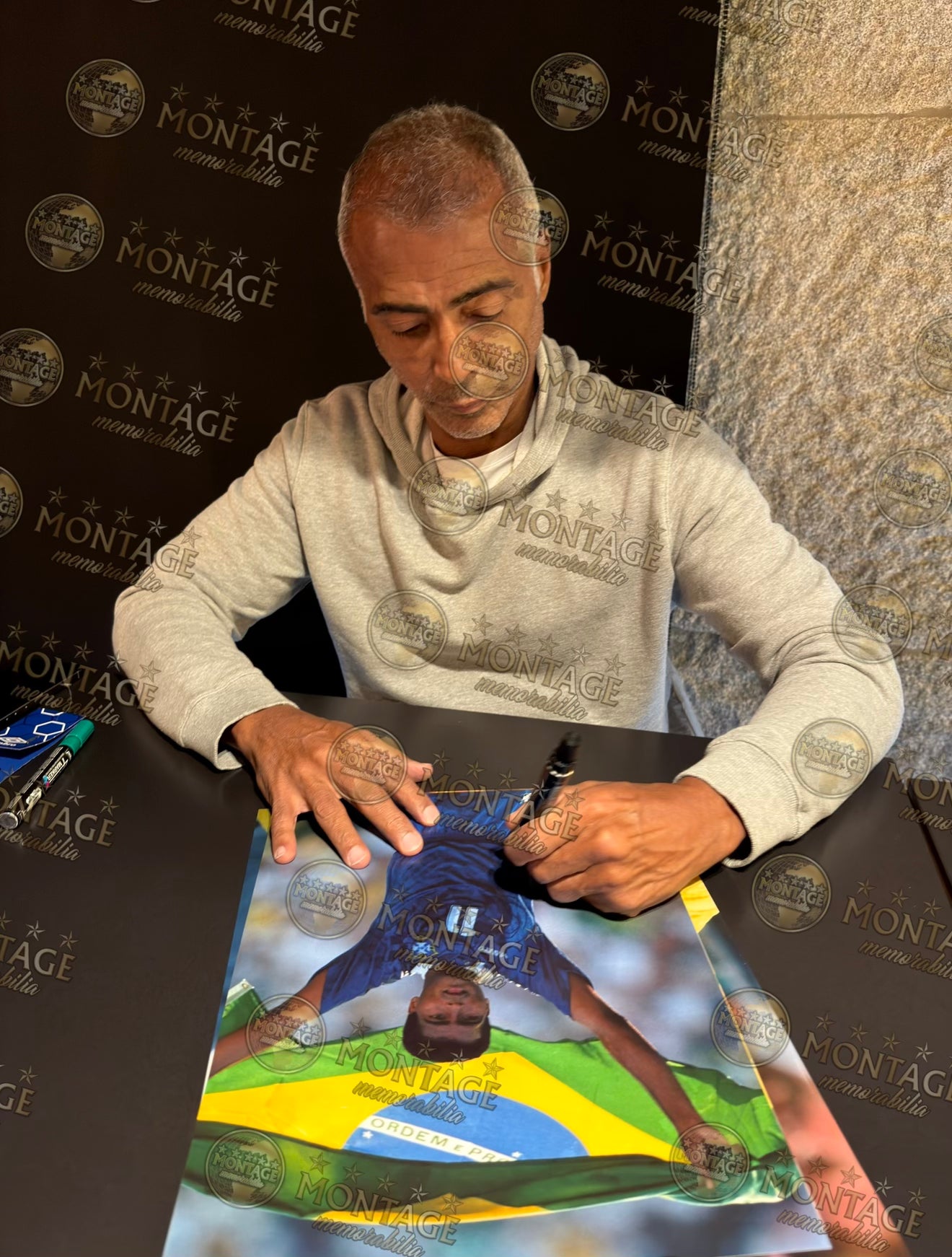 ROMARIO SIGNED BRAZIL WORLD CUP 1994 14X11 PHOTOGRAPH (ACG CERT AG17881)-3