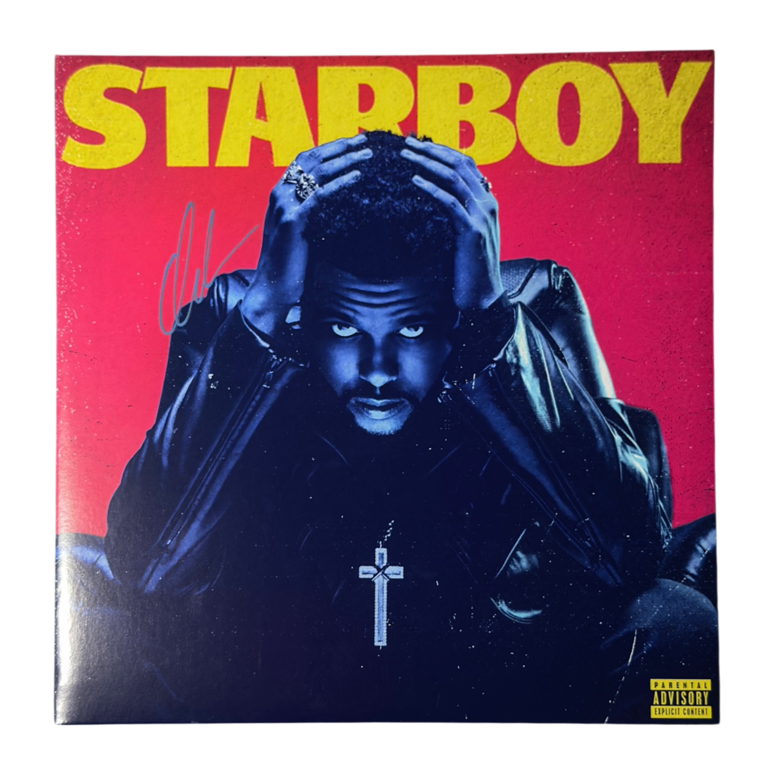 THE WEEKND SIGNED STARBOY LP VINYL 12" ALBUM (ACG CERT AG17905)-1