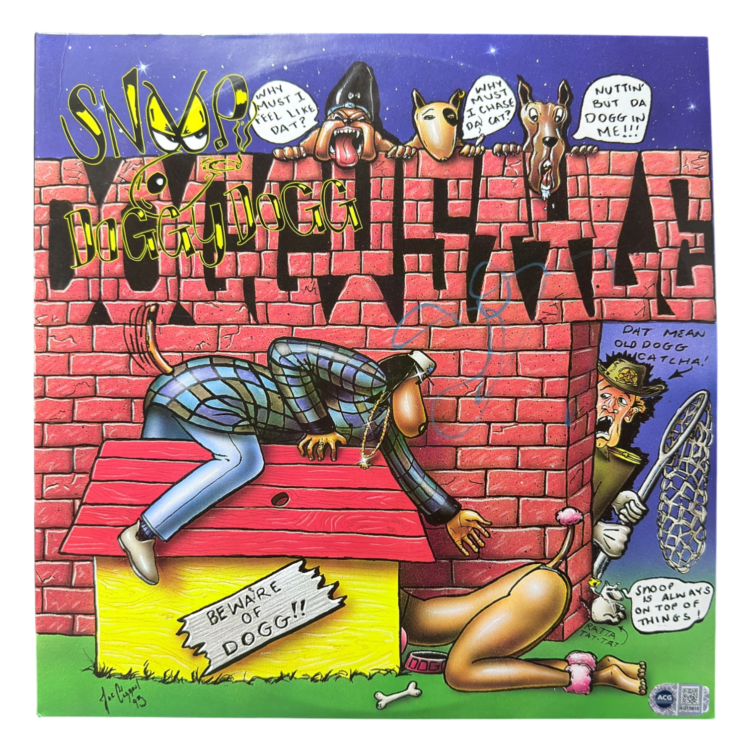 SNOOP DOGGY DOGG SIGNED DOGGYSTYLE VINYL ALBUM (ACG CERT AG17915)-1