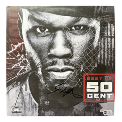 50 CENT SIGNED BEST OF 50 CENT VINYL SINGLE GET RICH OR DIE TRYIN’ (ACG CERT AG17916)-1