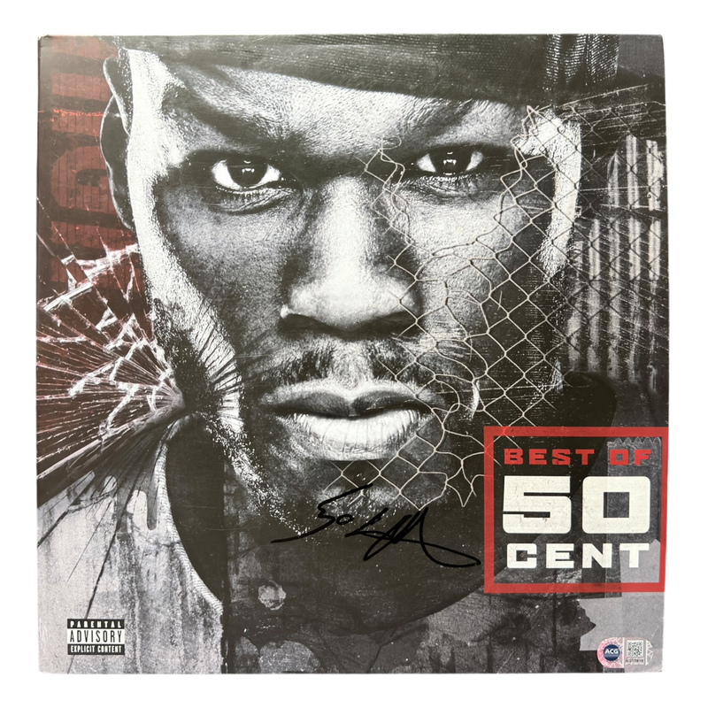 50 CENT SIGNED BEST OF 50 CENT VINYL SINGLE GET RICH OR DIE TRYIN’ (ACG CERT AG17916)-1