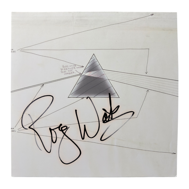 ROGER WATERS SIGNED PINK FLOYD DARK SIDE OF THE MOON WEMBLEY VINYL (ACG CERT AG17917)-1