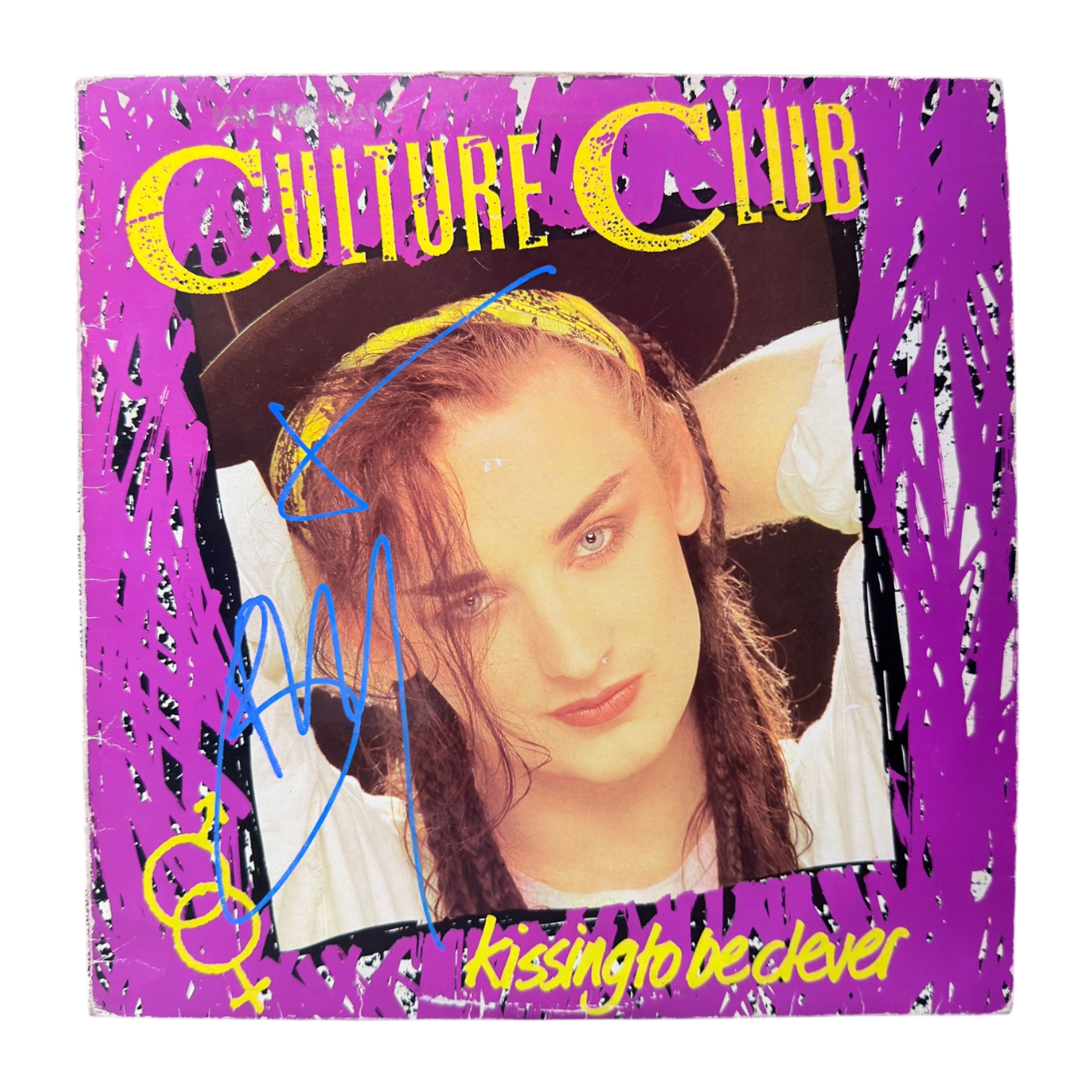 BOY GEORGE SIGNED CULTURE CLUB KISSING TO BE CLEVER VINYL (ACG CERT AG17924)-1