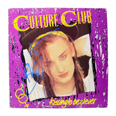 BOY GEORGE SIGNED CULTURE CLUB KISSING TO BE CLEVER VINYL (ACG CERT AG17924)-1
