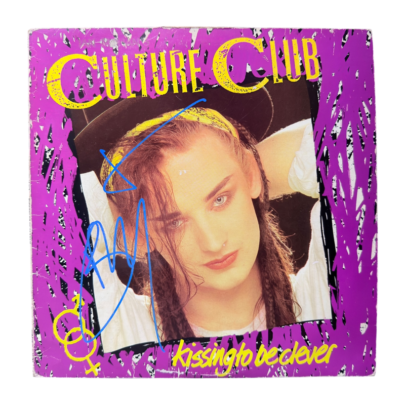 BOY GEORGE SIGNED CULTURE CLUB KISSING TO BE CLEVER VINYL (ACG CERT AG17924)-1