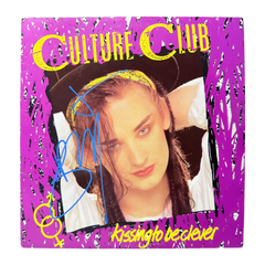 BOY GEORGE SIGNED CULTURE CLUB KISSING TO BE CLEVER VINYL LP (ACG CERT AG17925)-1