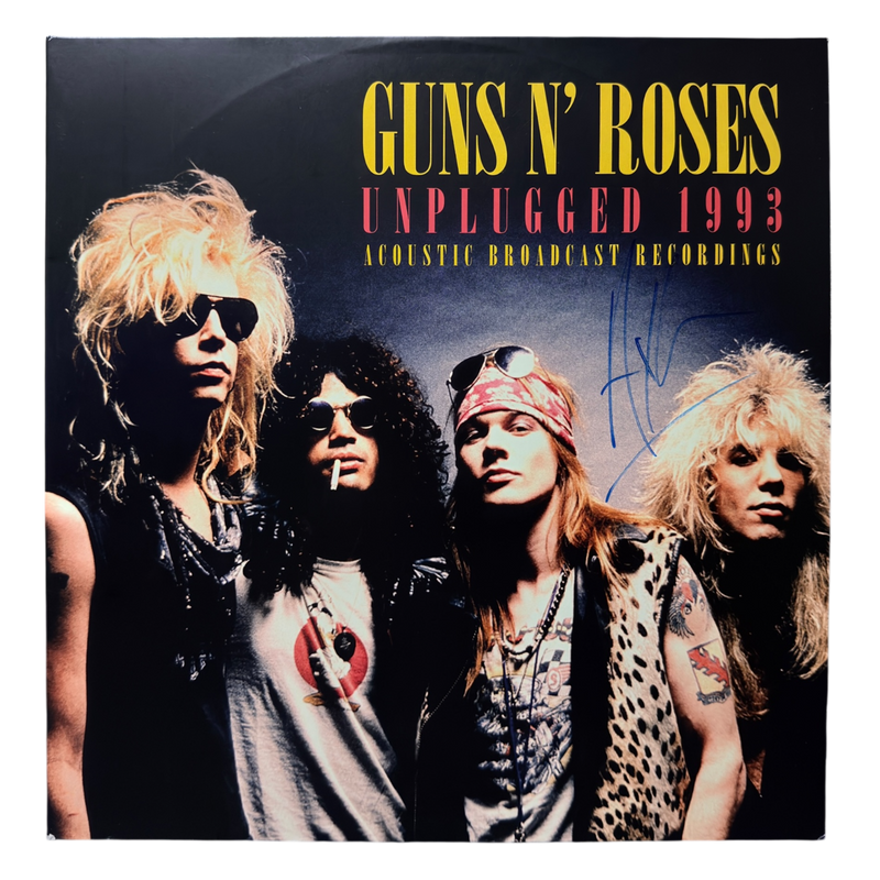 AXL ROSE GUNS N ROSES SIGNED UNPLUGGED 1993 VINYL (ACG CERT AG17926)-1