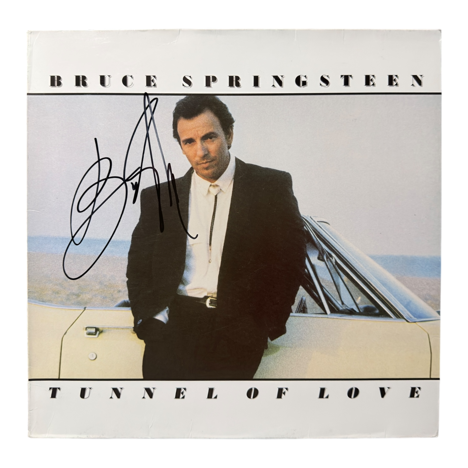 BRUCE SPRINGSTEEN SIGNED TUNNEL OF LOVE VINYL LP (ACG CERT AG17928)-1