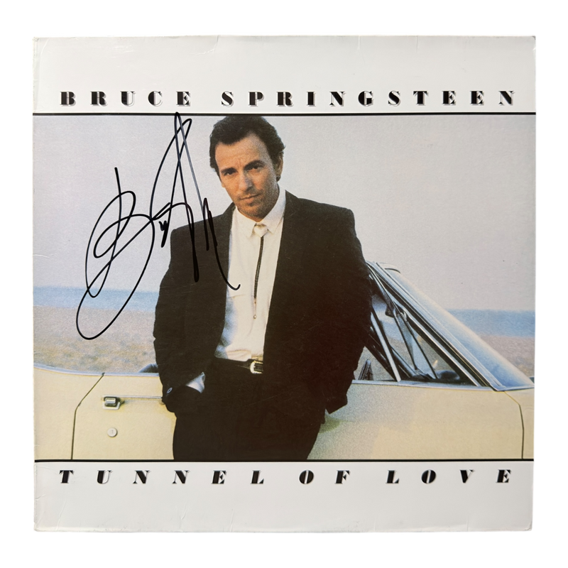BRUCE SPRINGSTEEN SIGNED TUNNEL OF LOVE VINYL LP (ACG CERT AG17928)-1