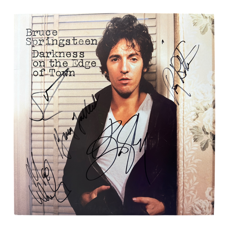 BRUCE SPRINGSTEEN & E STREET BAND SIGNED DARKNESS ON EDGE OF TOWN VINYL (ACG CERT AG17931)-1
