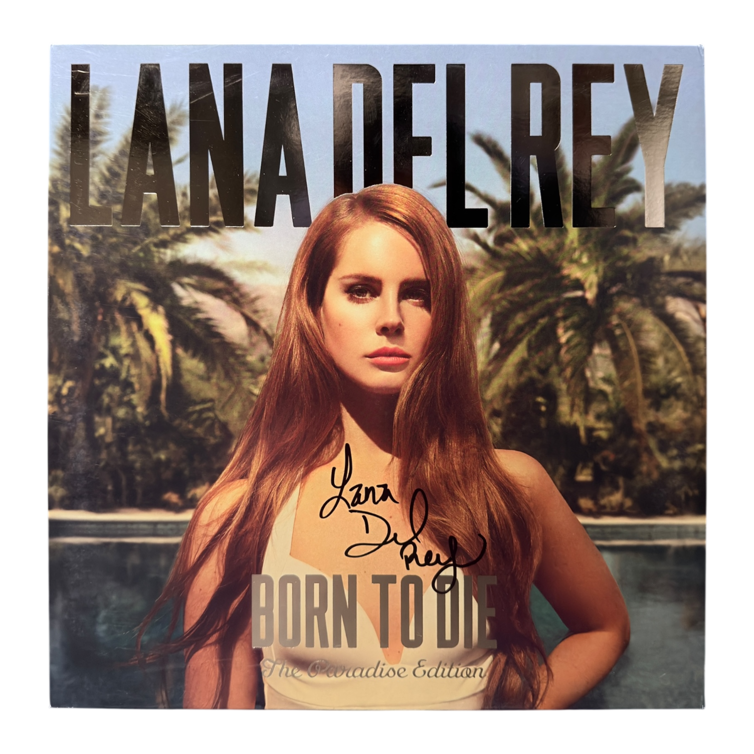 LANA DEL REY SIGNED BORN TO DIE PARADISE EDITION VINYL LP (ACG CERT AG17933)