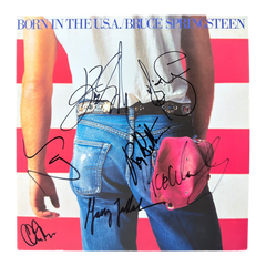 BRUCE SPRINGSTEEN & E STREET BAND SIGNED BORN IN THE USA LP (ACG CERT AG17935)-1