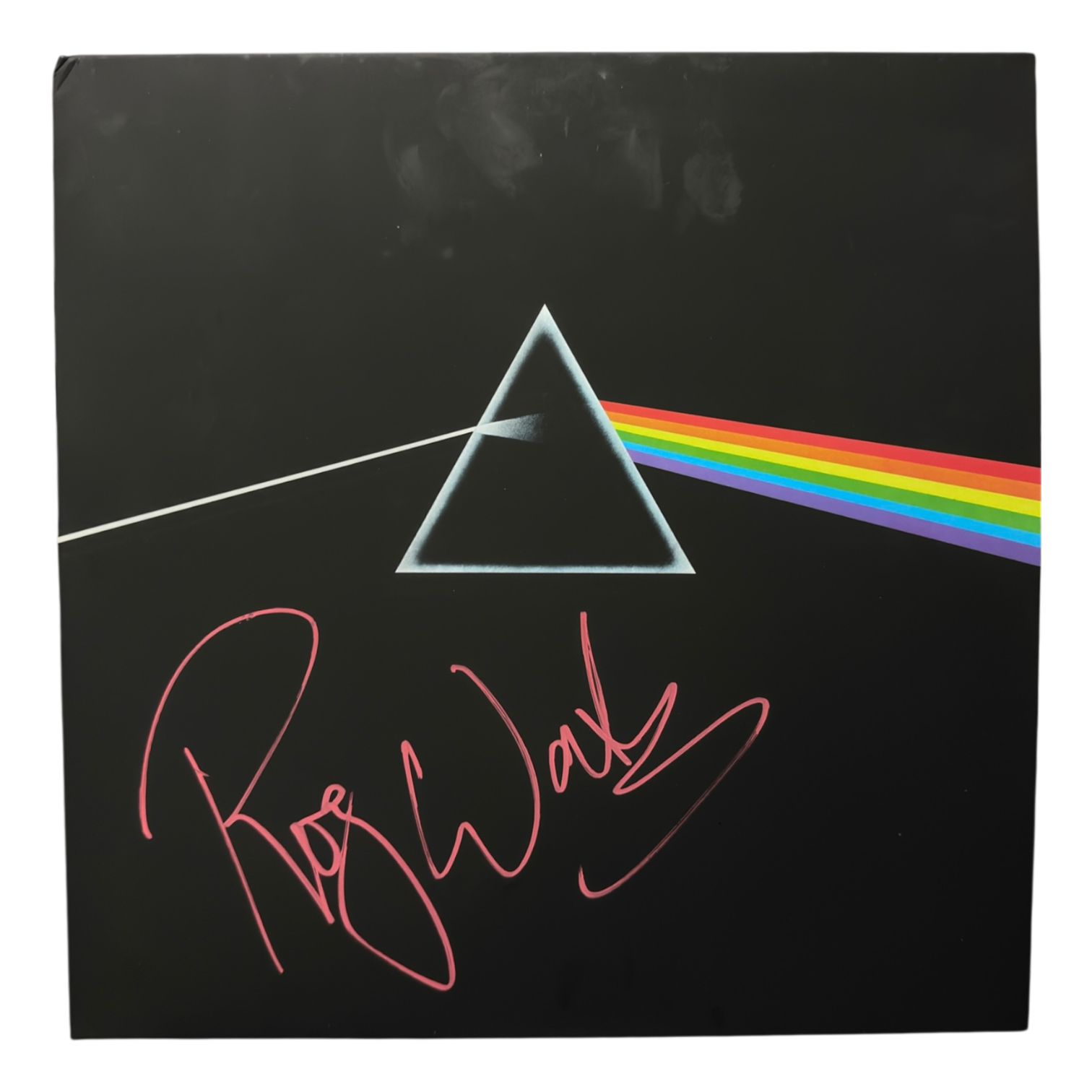 ROGER WATERS SIGNED PINK FLOYD DARK SIDE OF THE MOON VINYL (ACG CERT AG17940)-1