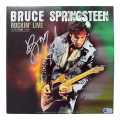 BRUCE SPRINGSTEEN SIGNED ROCKIN' LIVE ITALY VINYL 12" LP (ACG CERT AG16534)-1