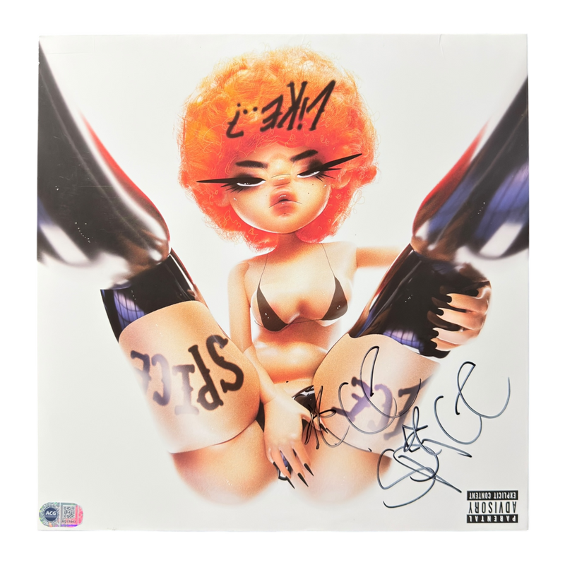 ICE SPICE SIGNED LIKE..? VINYL 12" ALBUM (ACG CERT AG17943)-1