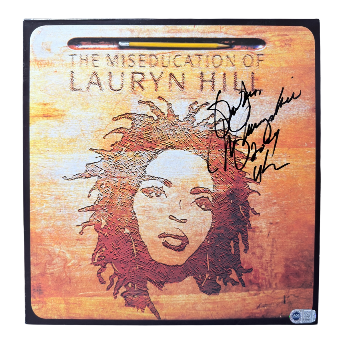 LAURYN HILL SIGNED THE MISEDUCATION OF LAURYN HILL VINYL (ACG CERT AG1