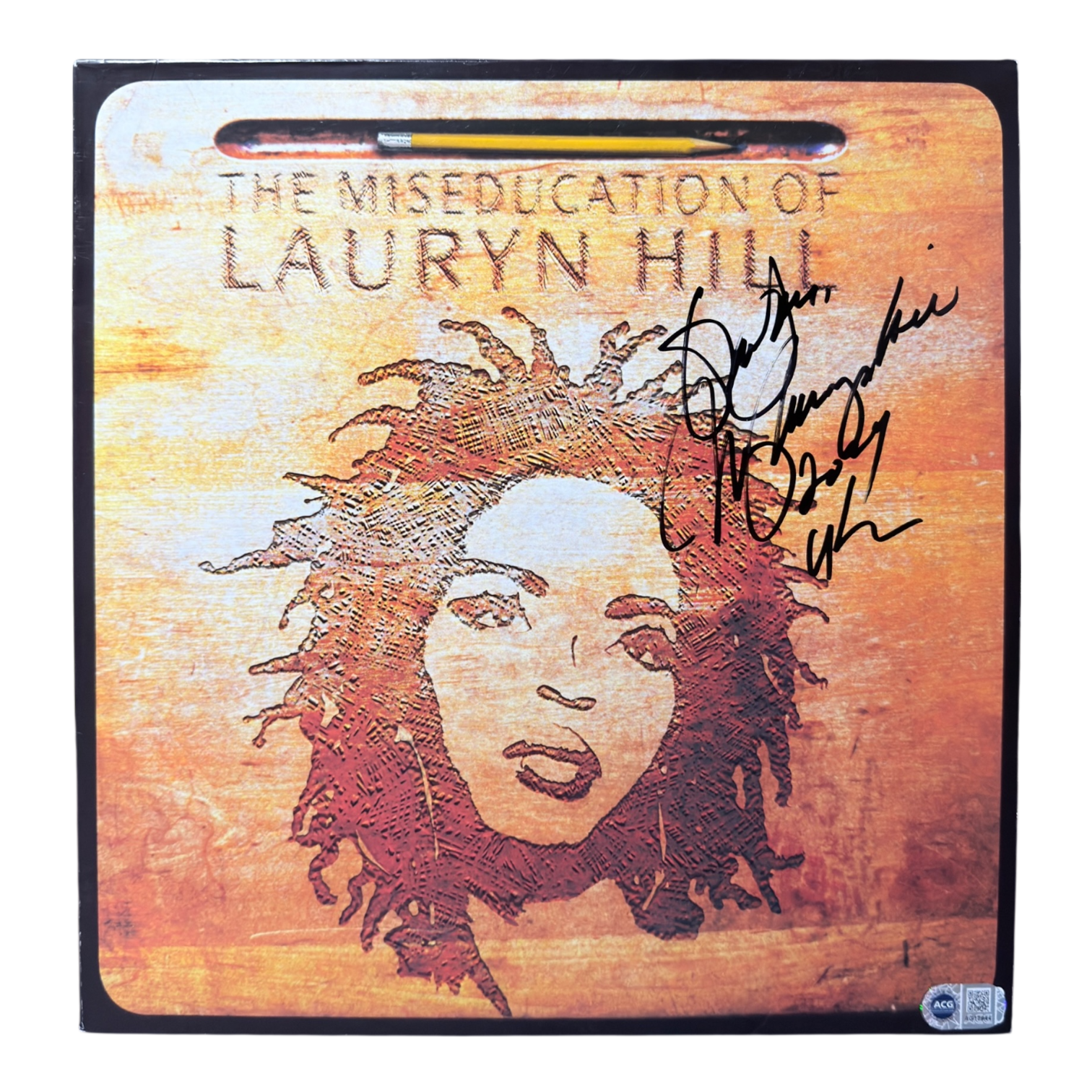 LAURYN HILL SIGNED THE MISEDUCATION OF LAURYN HILL VINYL (ACG CERT AG1