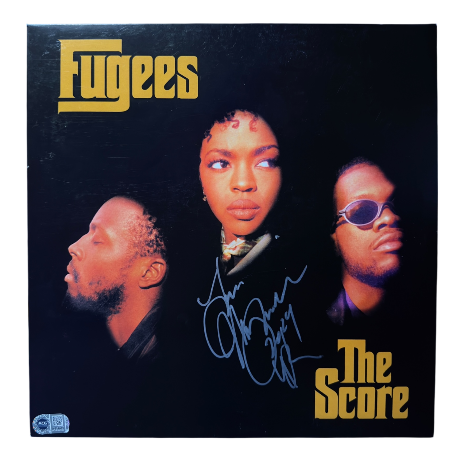 LAURYN HILL SIGNED FUGEES THE SCORE VINYL (ACG CERT AG17950)-1