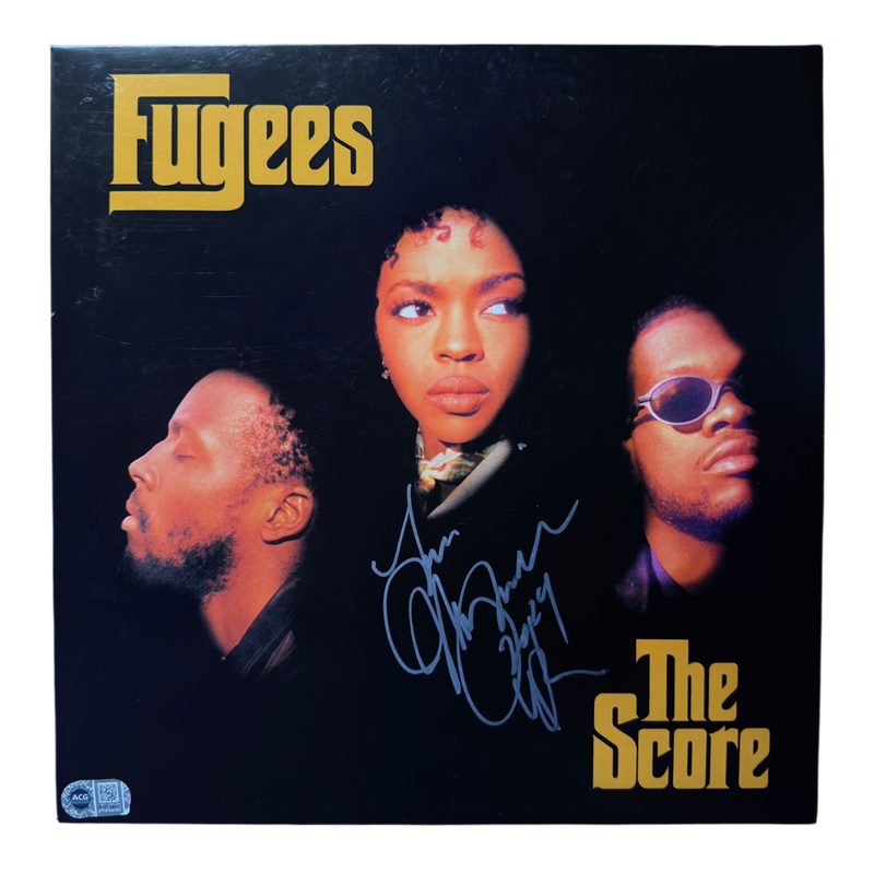 LAURYN HILL SIGNED FUGEES THE SCORE VINYL (ACG CERT AG17950)-1