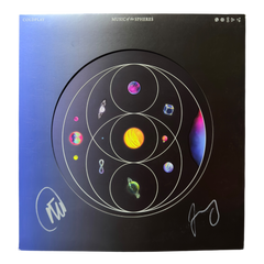 JONNY BUCKLAND & WILL CHAMPION SIGNED COLDPLAY SPHERES VINYL (ACG CERT AG17958)-1