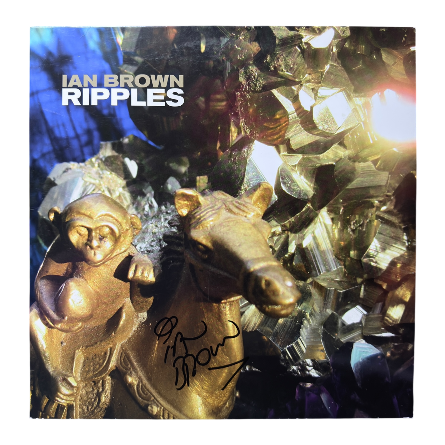 IAN BROWN SIGNED RIPPLES ALBUM 12” VINYL LP (ACG CERT AG17959)-1