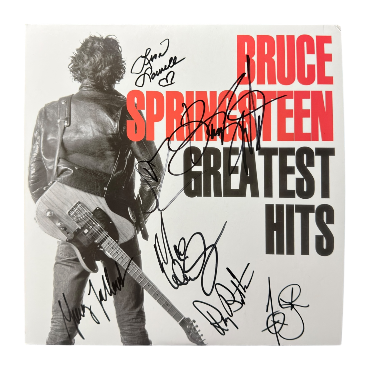 BRUCE SPRINGSTEEN & E-STREET BAND SIGNED GREATEST HITS VINYL LP (ACG CERT AG17961)-1