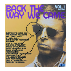 NOEL GALLAGHER BACK THE WAY WE CAME SIGNED VINYL (ACG CERT AG17963)-1