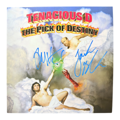 TENACIOUS D SIGNED THE PICK OF DESTINY VINYL JACK BLACK KYLE GASS (ACG CERT AG17966)-1