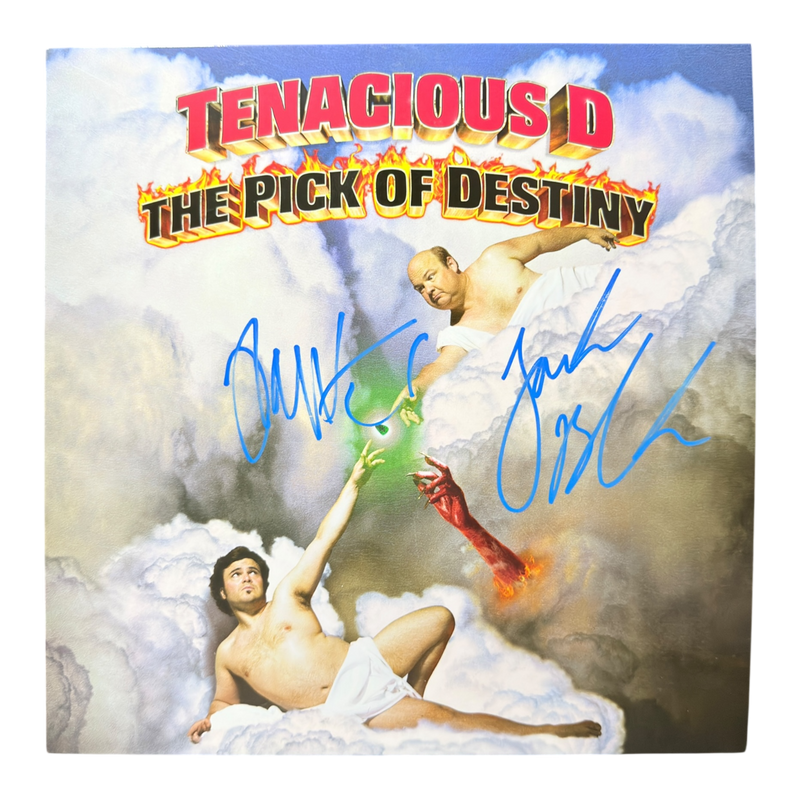 TENACIOUS D SIGNED THE PICK OF DESTINY VINYL JACK BLACK KYLE GASS (ACG CERT AG17966)-1