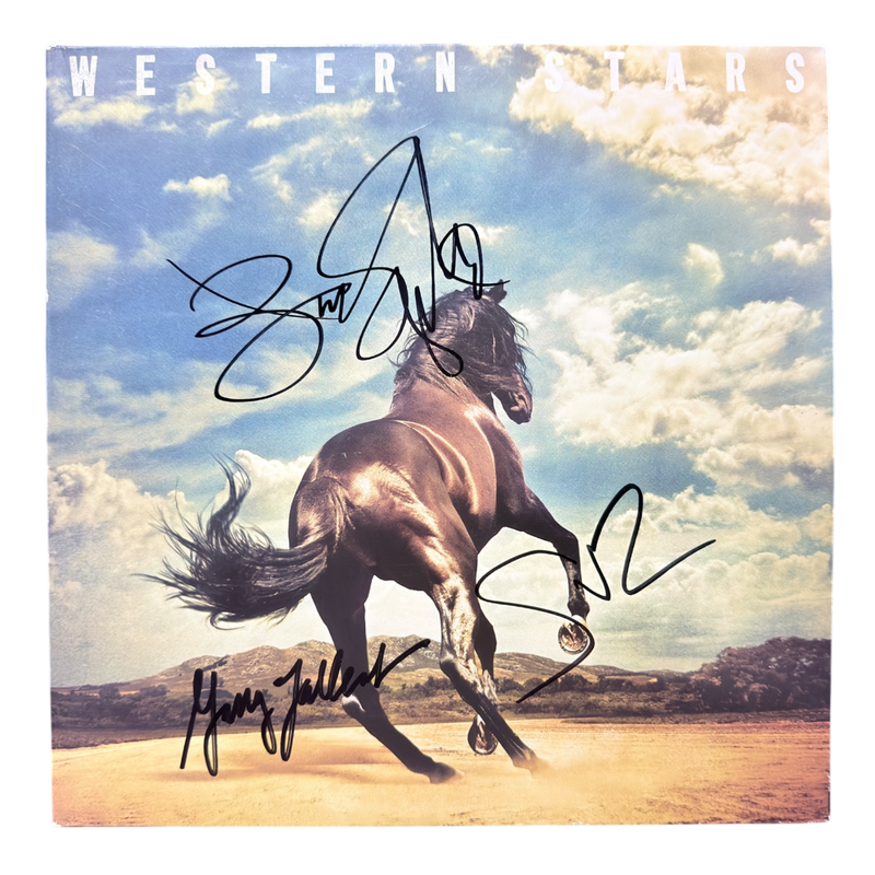 BRUCE SPRINGSTEEN & E-STREET BAND SIGNED WESTERN STARS VINYL (ACG CERT AG18031)-1