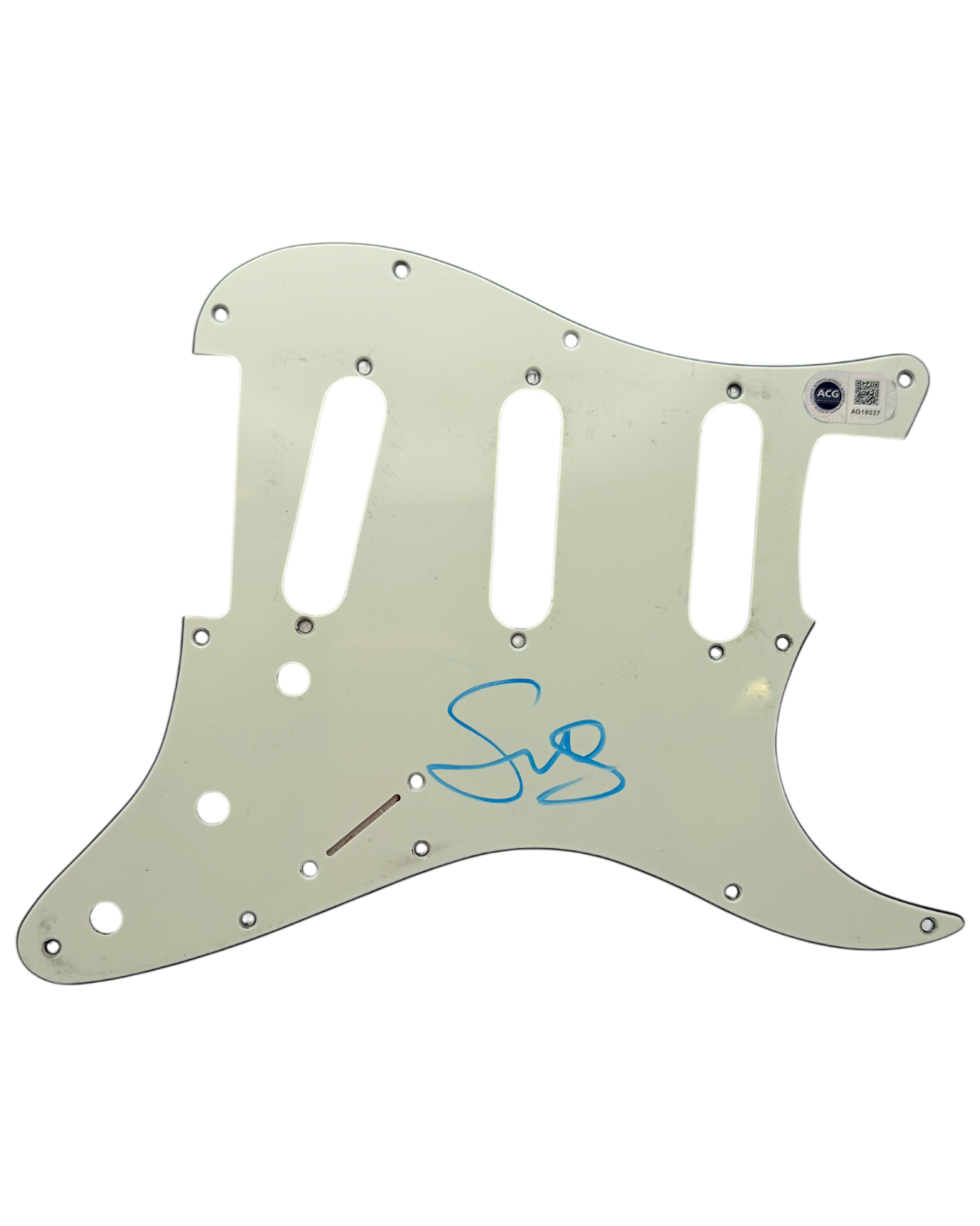 SNOOP DOGGY DOGG SIGNED GUITAR PICK GUARD (ACG CERT AG18037)