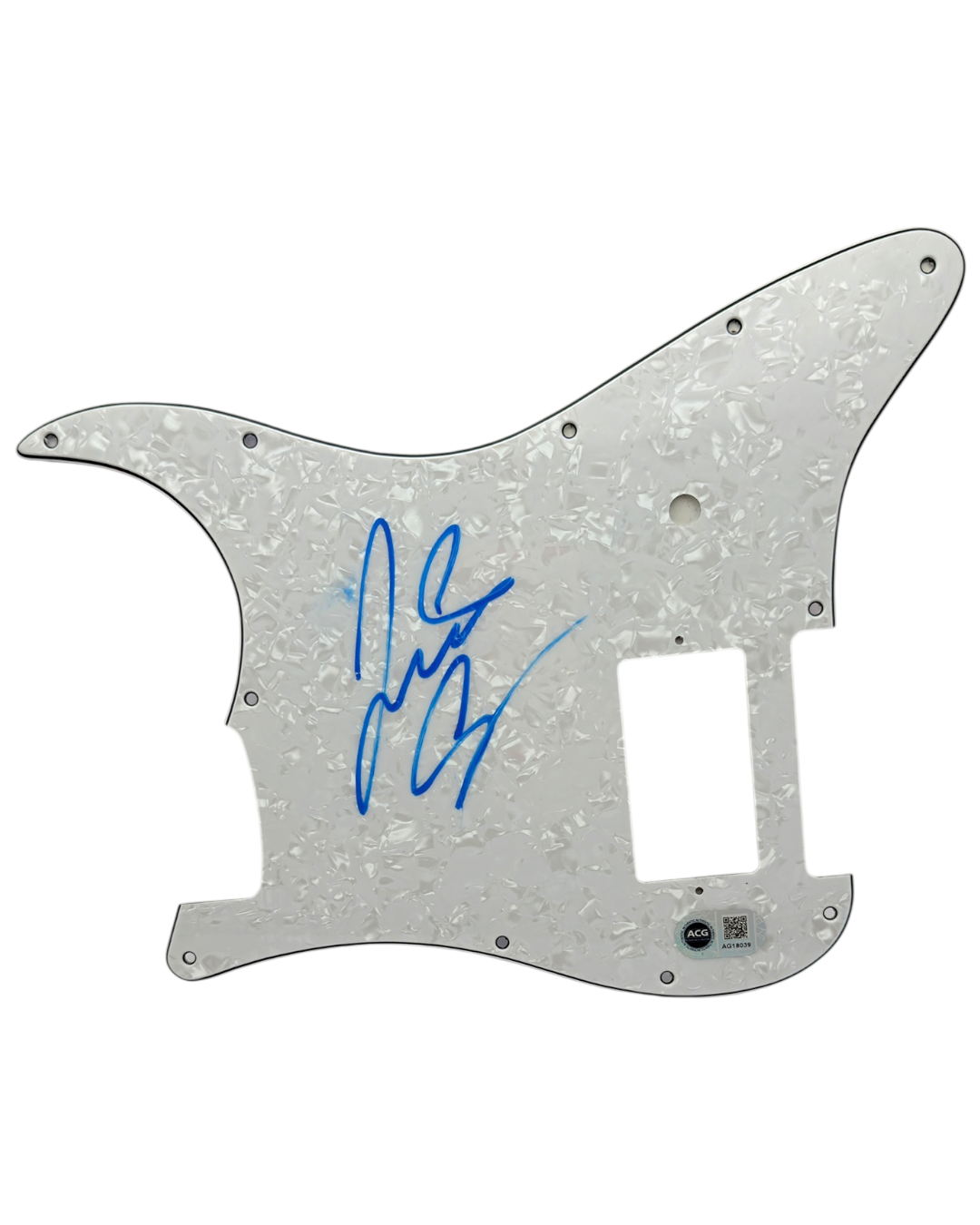LEWIS CAPALDI SIGNED GUITAR PICK GUARD (ACG CERT AG18039)-1