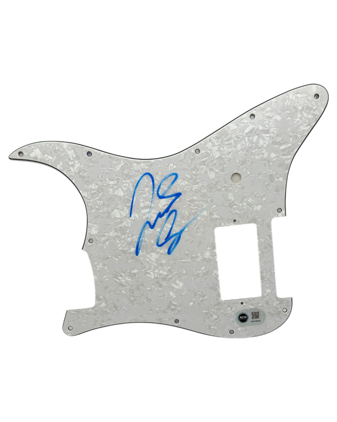 LEWIS CAPALDI SIGNED GUITAR PICK GUARD (ACG CERT AG18040)-1