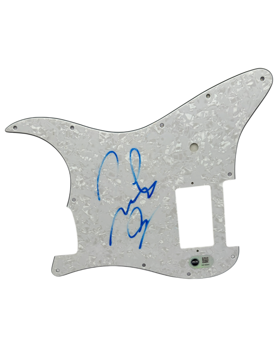 LEWIS CAPALDI SIGNED GUITAR PICK GUARD (ACG CERT AG18041)-1